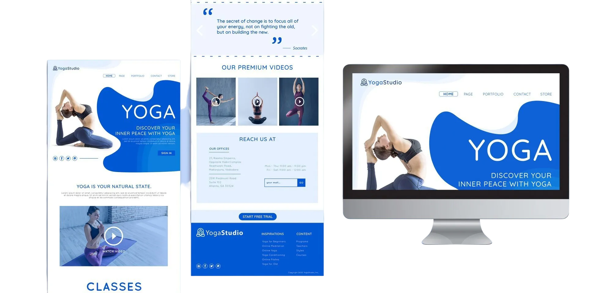 modello-web-per-lo-yoga-fitness Realizzazione siti web professionali