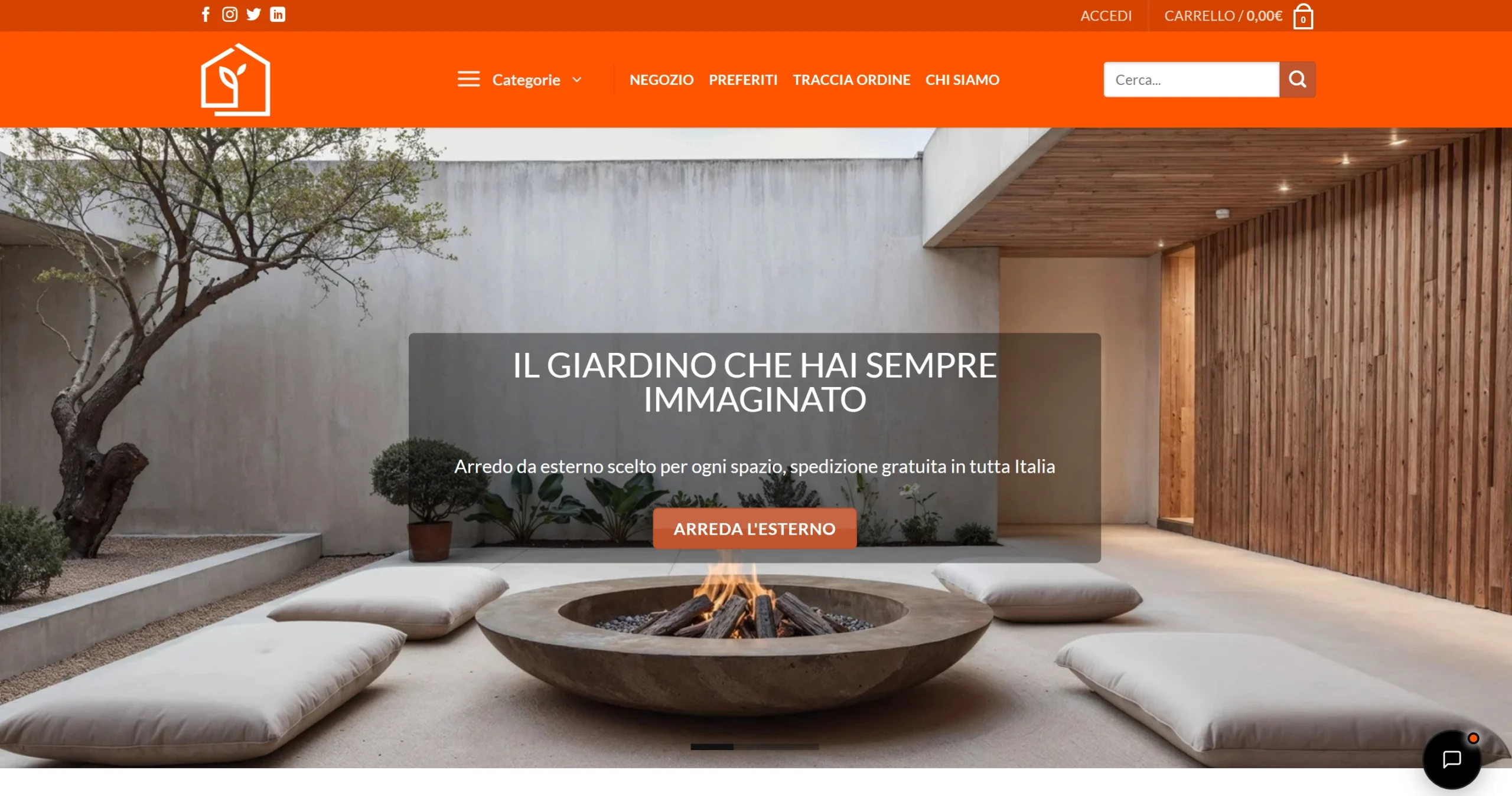 Garden Convenienza home garden and kids e-commerce website by Sabriel Agency
